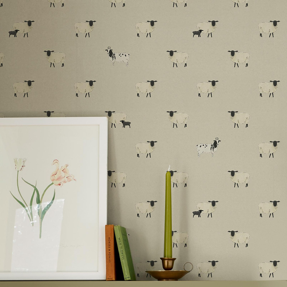 Sophie Allport Sheep Off White Wallpaper - 146861_ROOMSET_SHEEP OFF WHITE_02.jpg