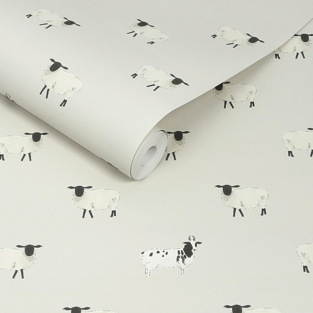 Sophie Allport Sheep Off White Wallpaper - 146861_ROLLSHOT_SHEEP OFF WHITE_01.jpg