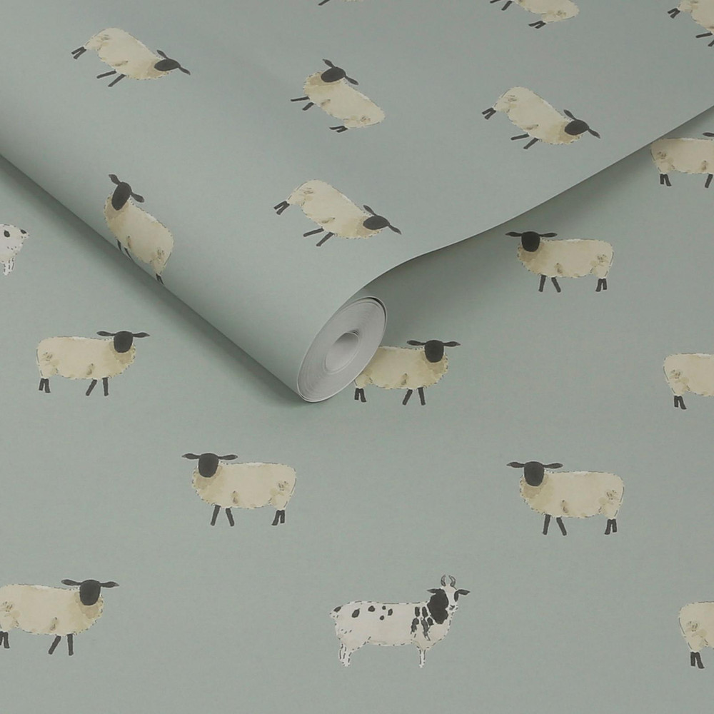 Sophie Allport Sheep Witham Blue Wallpaper - 146860_ROLLSHOT_SHEEP WITHAM BLUE_01.jpg