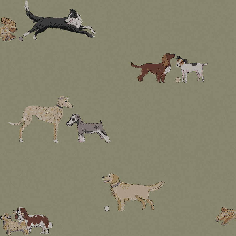 Sophie Allport Doggy Daycare Mossbank Green Wallpaper - 146831_TILE_DOGGY DAYCARE MOSSBANK GREEN_01.jpg