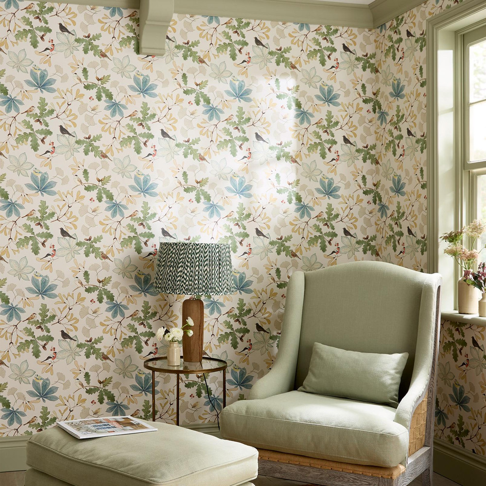 Sophie Allport Orchard Birds Off White Wallpaper - 146829_ROOMSET_ORCHARD BIRDS OFF WHITE_01.jpg