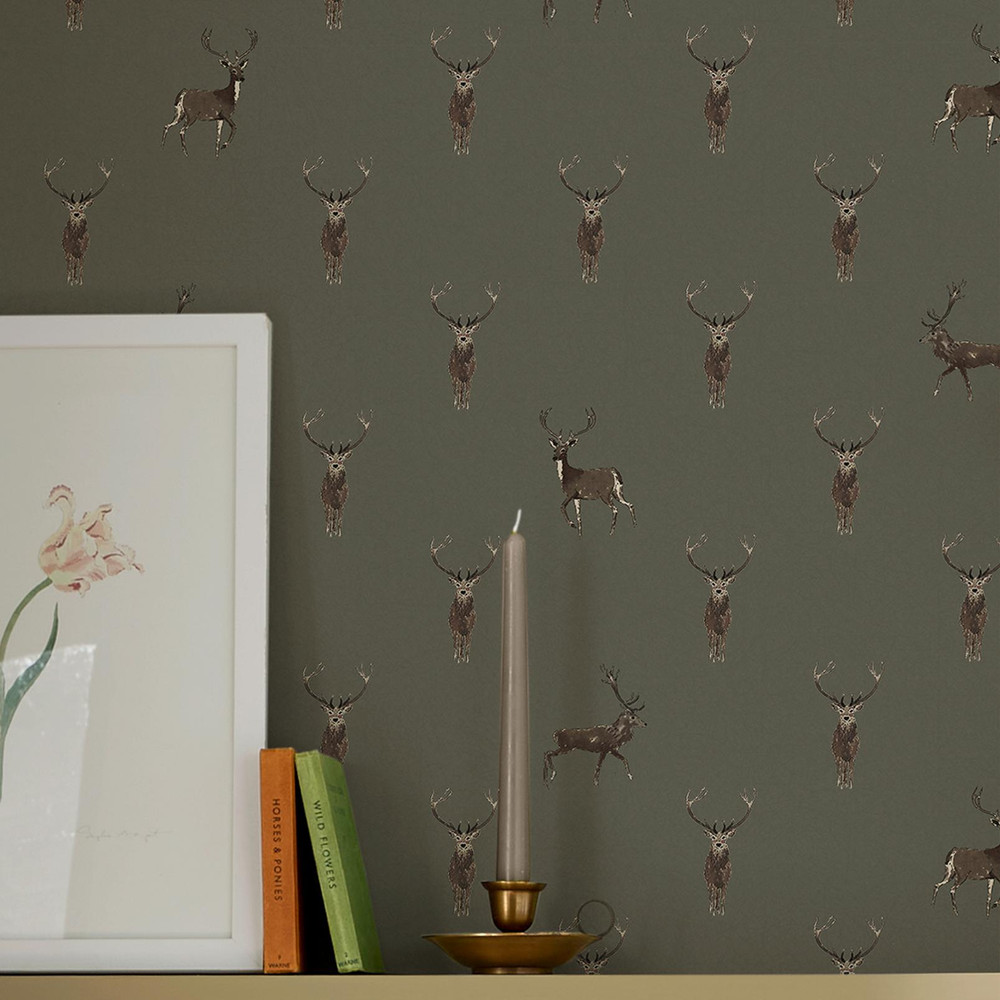 Sophie Allport Highland Stag Charcoal Wallpaper - 146854_ROOMSET_HIGHLAND STAG CHARCOAL_02.jpg