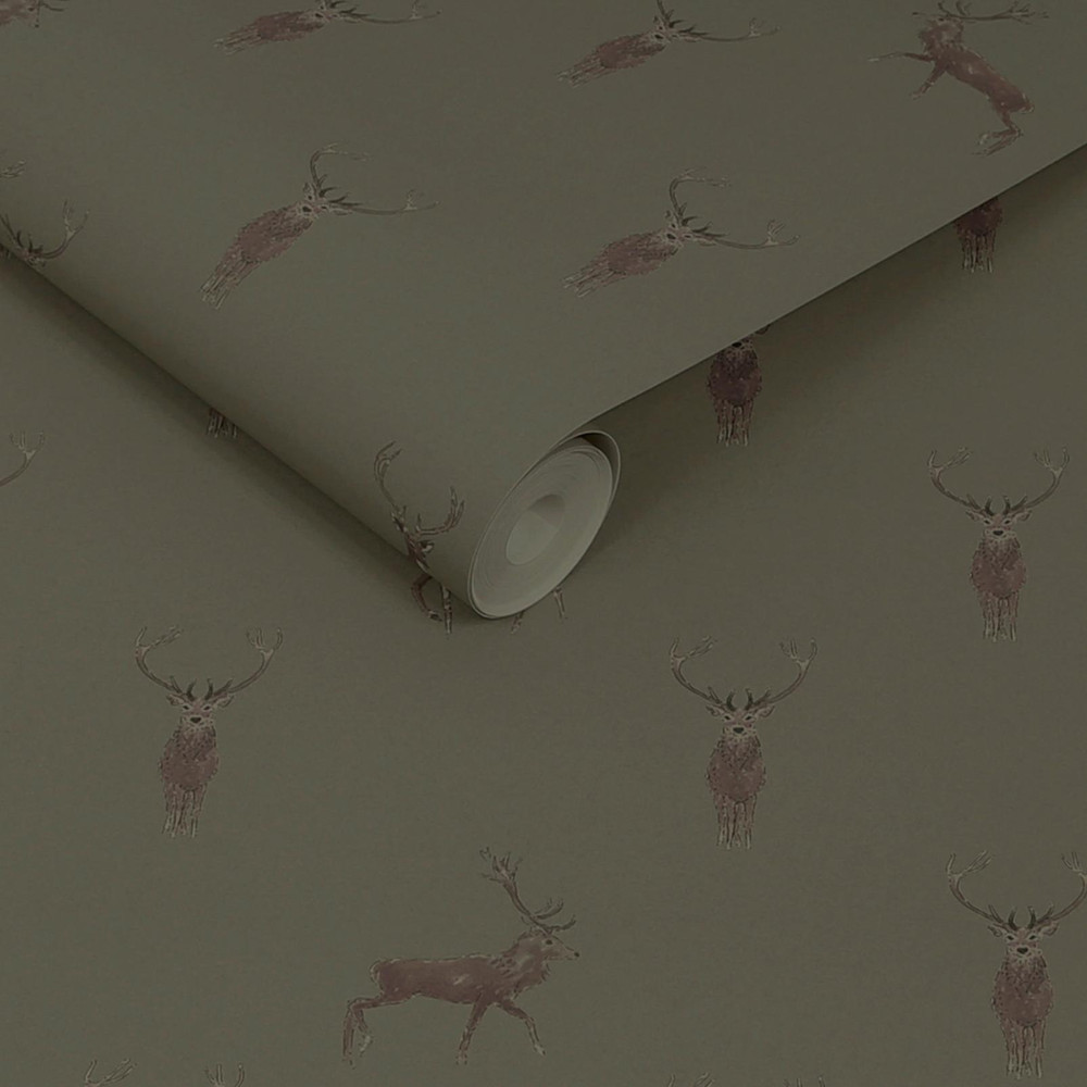 Sophie Allport Highland Stag Charcoal Wallpaper - 146854_ROLLSHOT_HIGHLAND STAG CHARCOAL_01.jpg