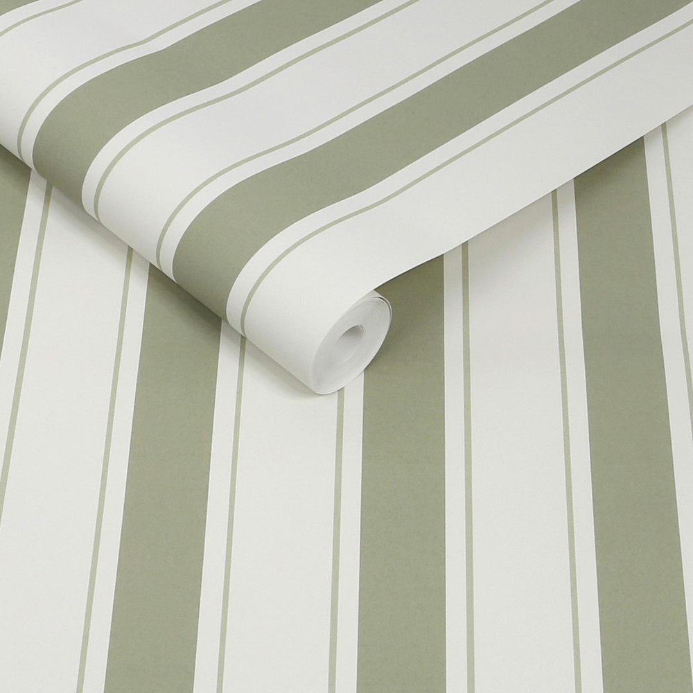 Sophie Allport Oundle Stripe Mossbank Green Wallpaper - 146844_ROLLSHOT_OUNDLE STRIPE MOSSBANK GREEN_01.jpg