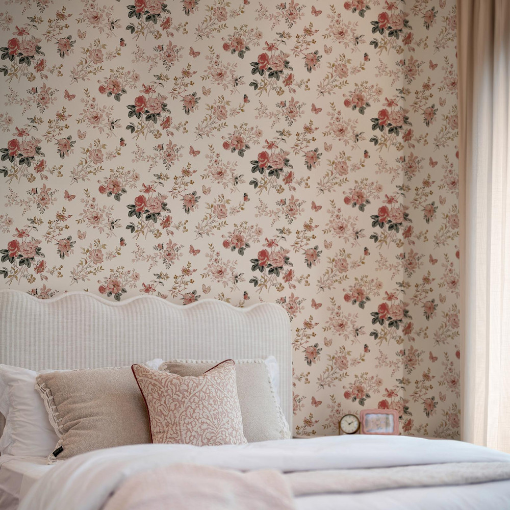 Sophie Allport Vintage Rose Chalk Blush Wallpaper - 146842_ROOMSET_VINTAGE ROSE CHALK BLUSH_01.jpg