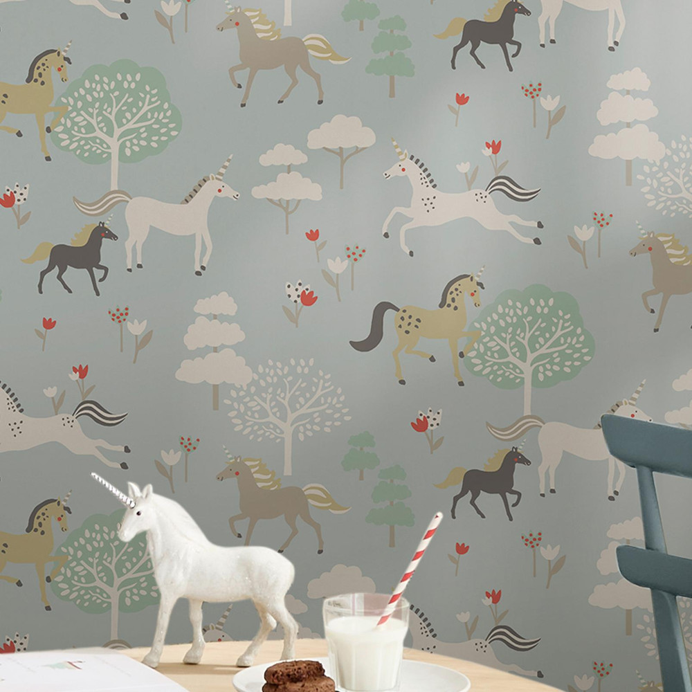 Sophie Allport Forest Ponies Witham Blue Wallpaper - 146840_ROOMSET_FOREST PONIES WITHAM BLUE_02.jpg