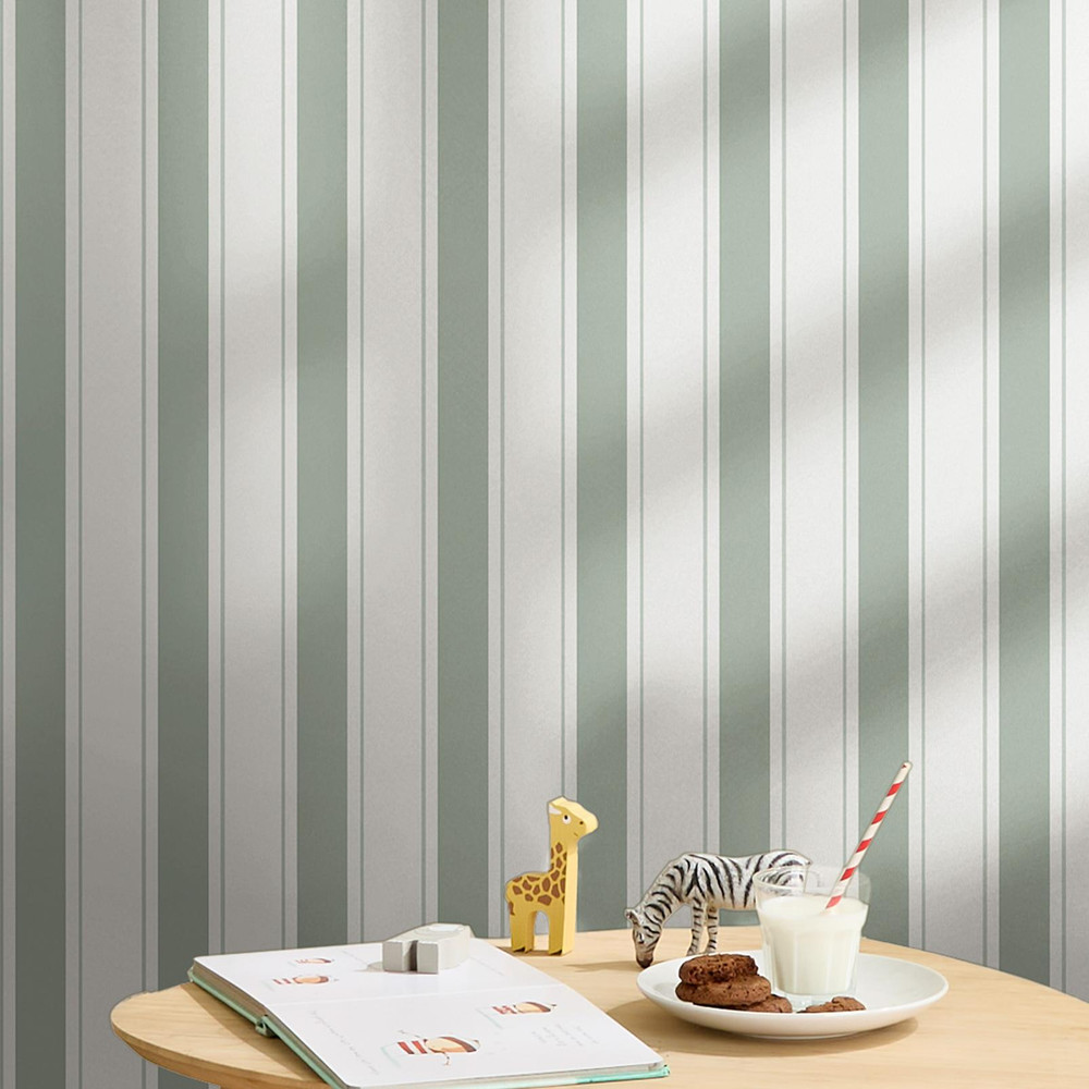 Sophie Allport Oundle Stripe Morning Fog Wallpaper - 146843_ROOMSET_OUNDLE STRIPE MORNING FOG_02.jpg