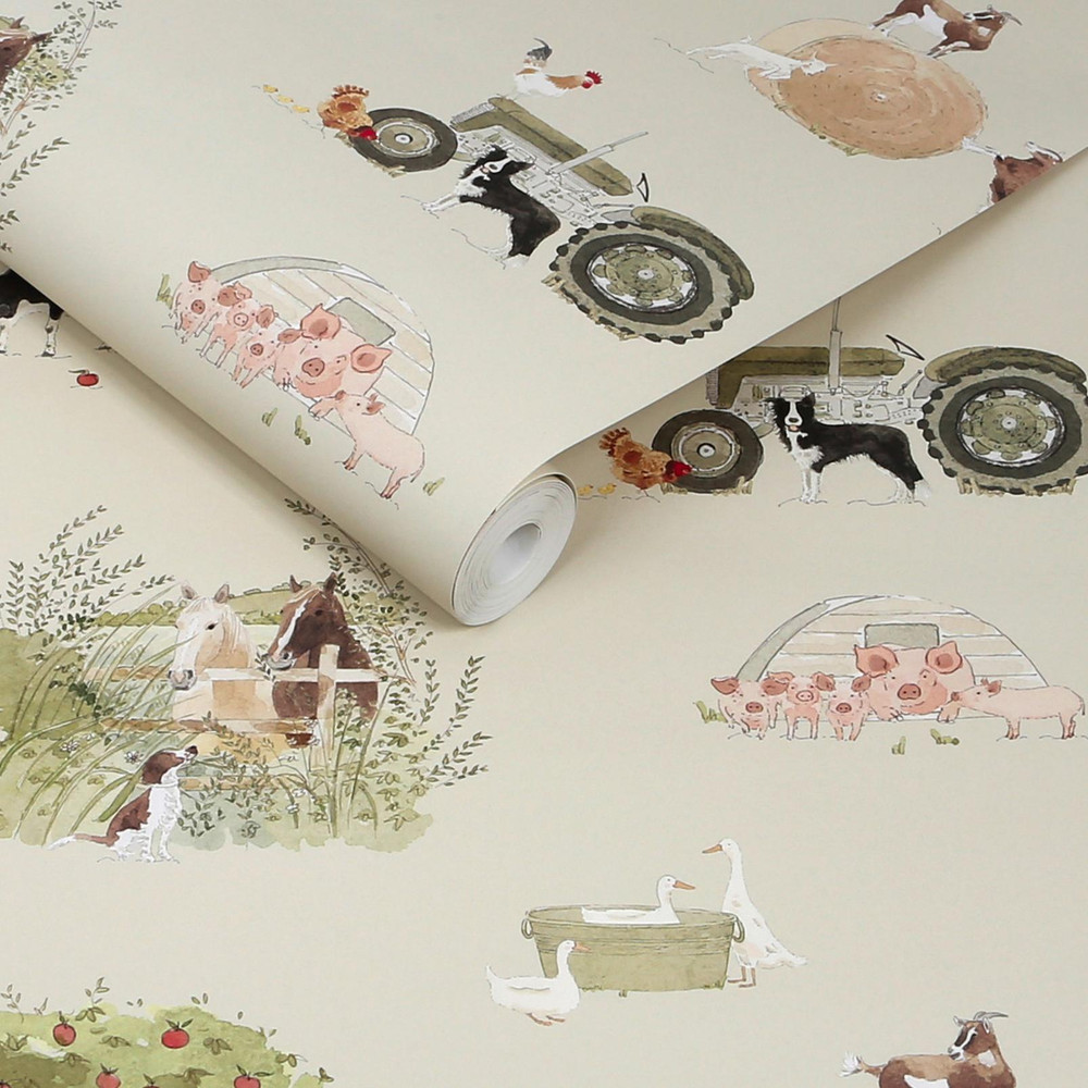 Sophie Allport Farm Friends Hambleton Sage Wallpaper - 146834_ROLLSHOT_FARM FRIENDS HAMBLETON SAGE_011.jpg