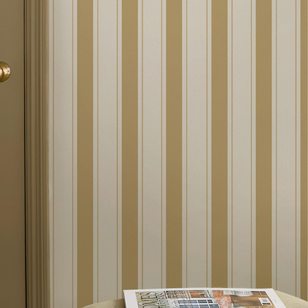 Sophie Allport Oundle Stripe Warm Honey Wallpaper - 146845_ROOMSET_OUNDLE STRIPE WARM HONEY_02.jpg