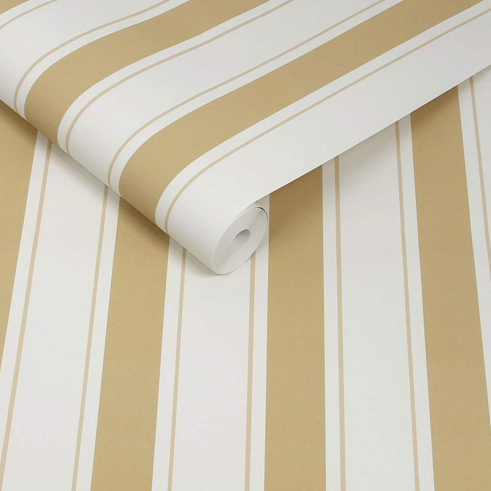 Sophie Allport Oundle Stripe Warm Honey Wallpaper - 146845_ROLLSHOT_OUNDLE STRIPE WARM HONEY_01.jpg