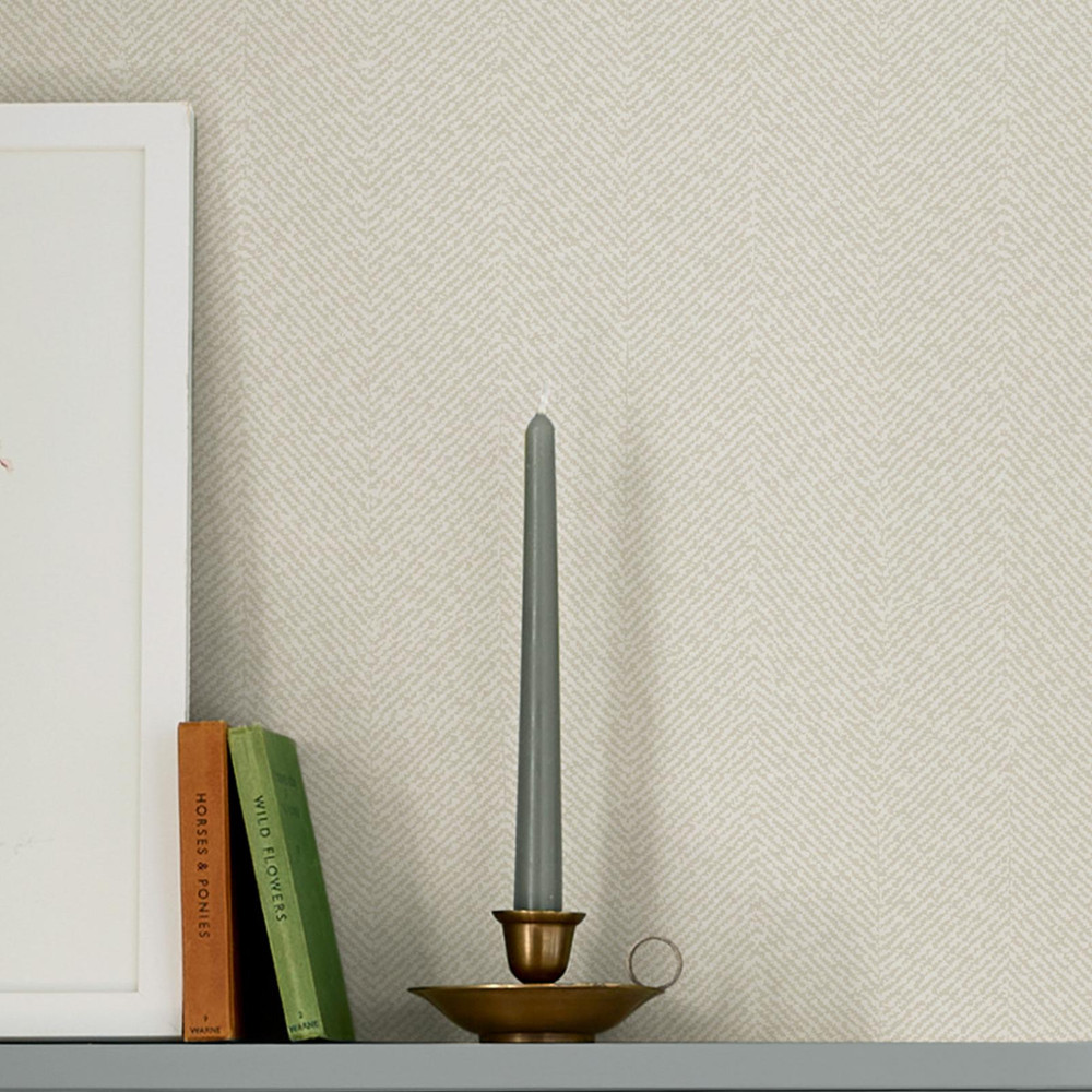 Sophie Allport Herringbone Texture Uppingham Grey Wallpaper - 146839_ROOMSET_HERRINGBONE TEXTURE UPPINGHAM GREY_02.jpg