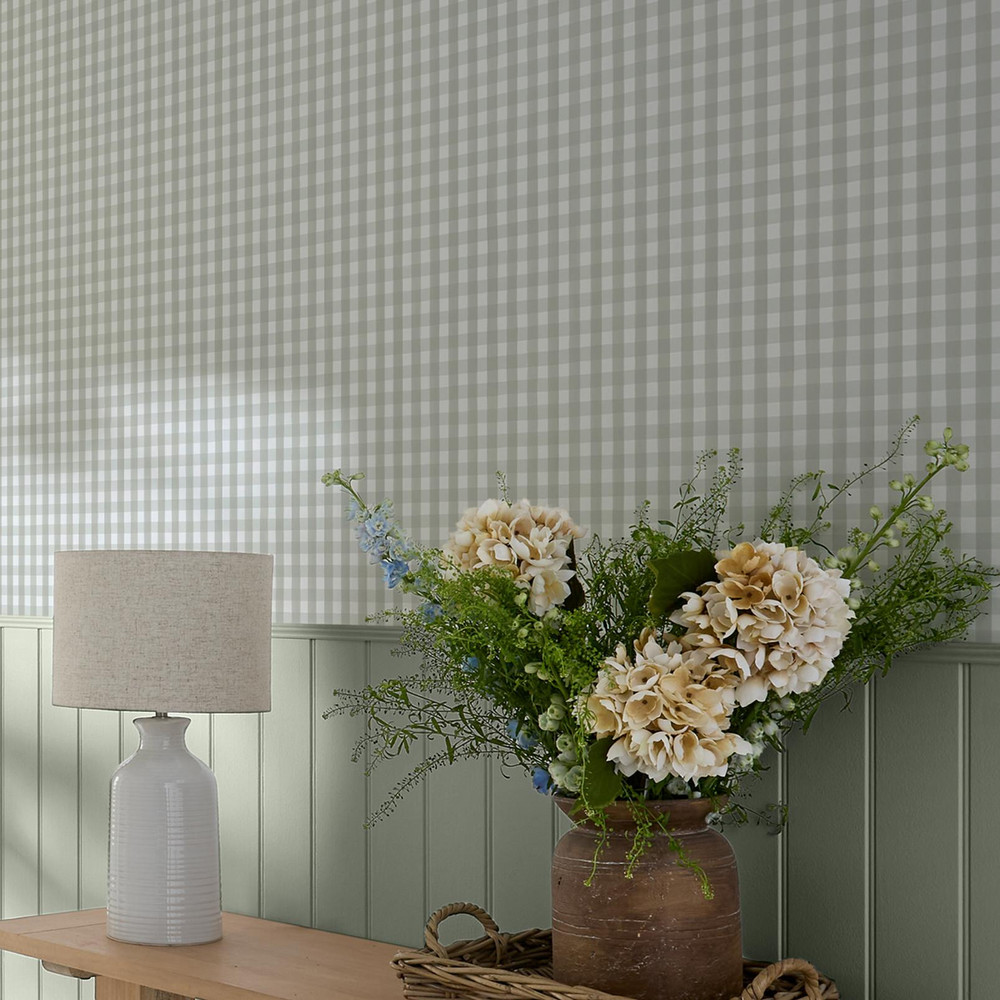 Hattie Gingham Sage Wallpaper - 145476_ROOMSET_HATTIE_GINGHAM_SAGE_02.jpg