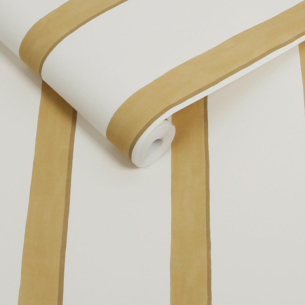 Next Painted Stripe Ochre Wallpaper - 146888_ROLLSHOT_PAINTED STRIPE OCHRE_03.jpg