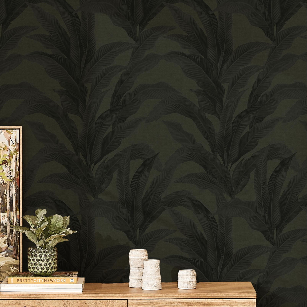 Next Palm Print Deep Green Wallpaper - 146890_ROOMSET_PALM PRINT DEEP GREEN_04.jpg
