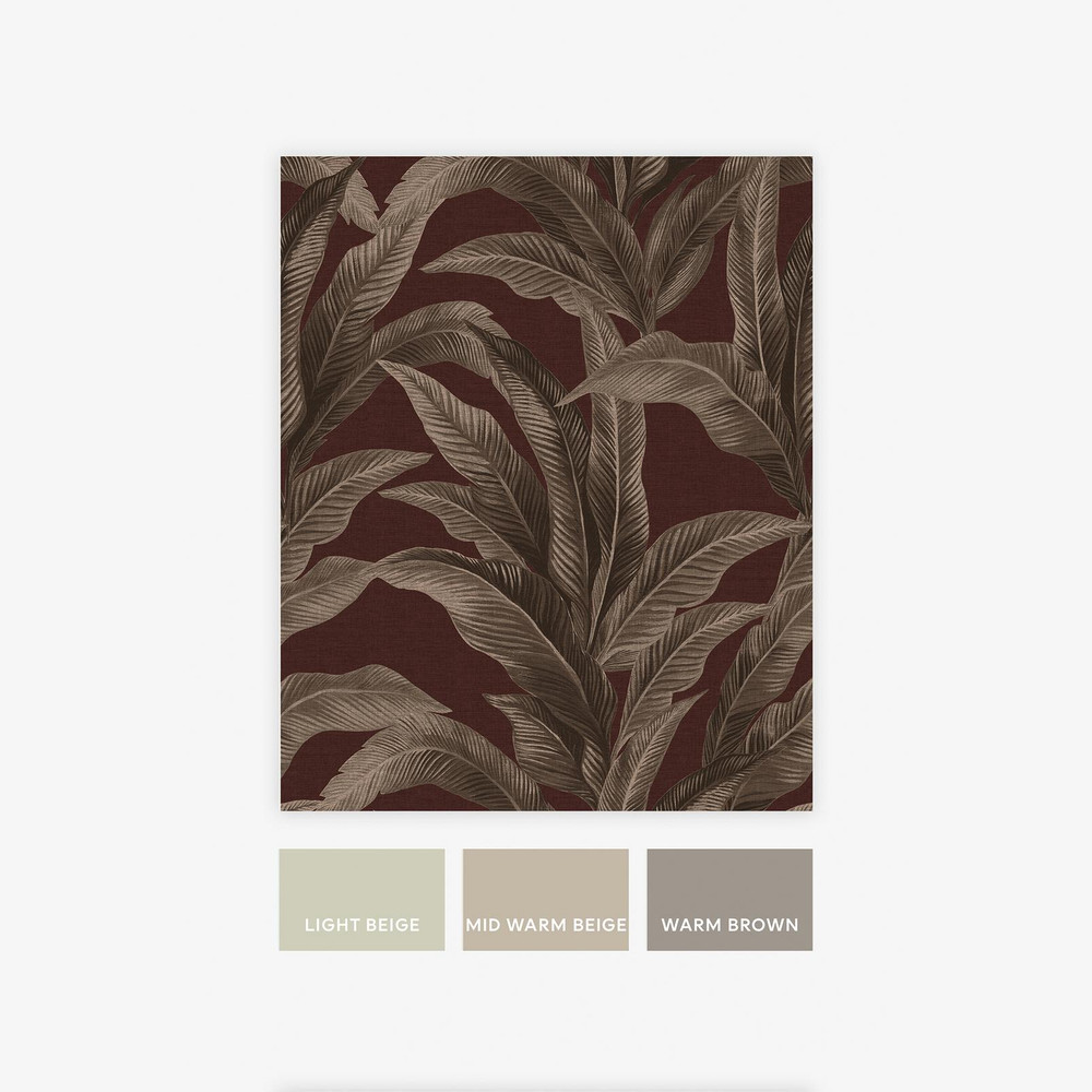 Next Glamtique Leaf Damson Wallpaper - 146891_FLATLAY_GLAMTIQUE LEAF DAMSON_04.jpg