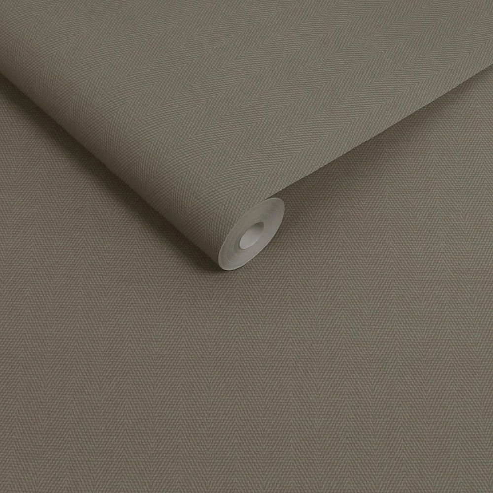 Next Herringbone Mocha Wallpaper - 146883_ROLLSHOT_HERRINGBONE MOCHA_03.jpg