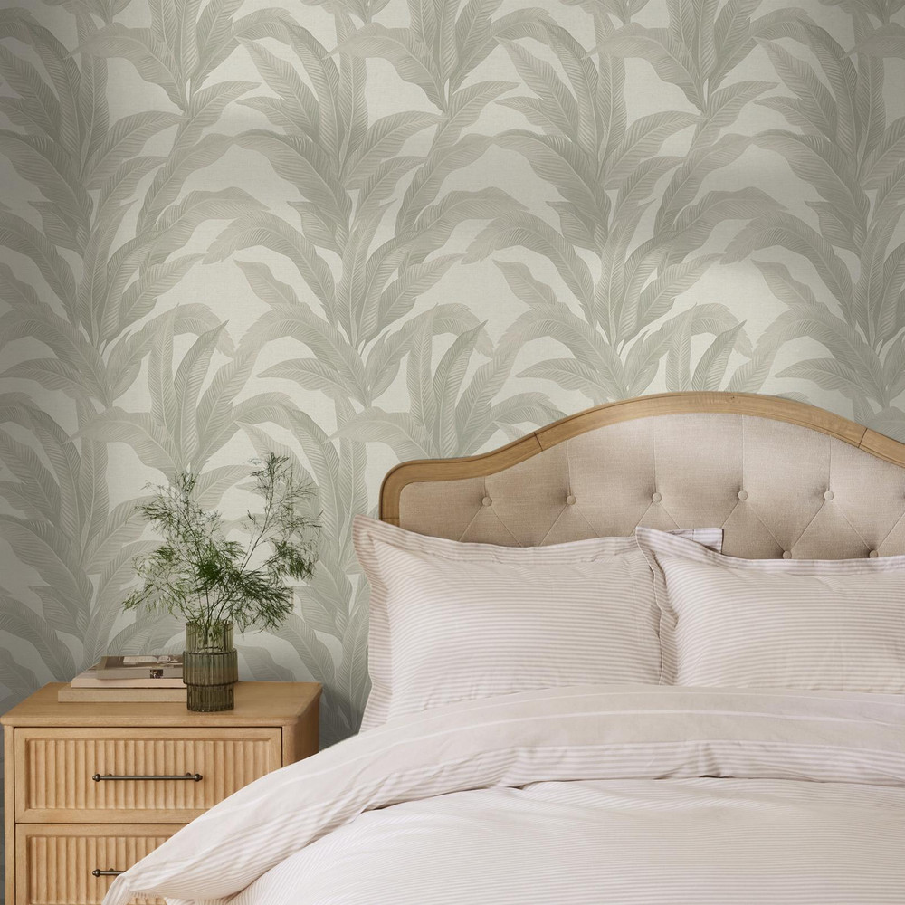 Next Palm Print Linen Look Wallpaper - 146889_ROOMSET_PALM PRINT LINEN_01.jpg