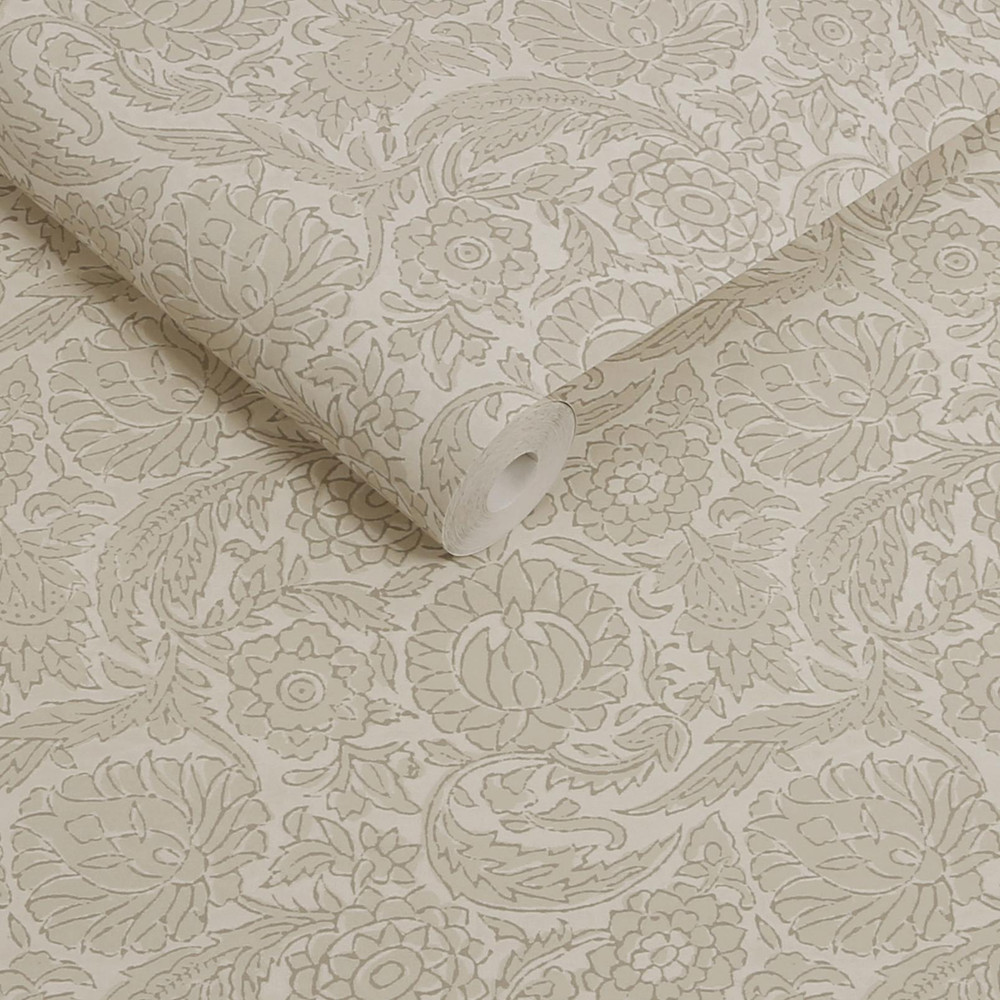 Next Linen Floral Woodblock Wallpaper - 146881_ROLLSHOT_LINEN FLORAL WOODBLOCK_03.jpg