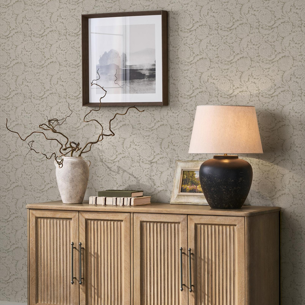 Next Natural Floral Woodblock Wallpaper - 146882_ROOMSET_NATURAL FLORAL WOODBLOCK_01.jpg
