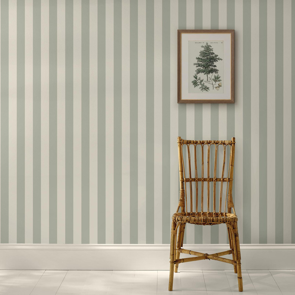 Martha Stewart Classic Stripe Fennel Seed Wallpaper - 146825_ROOMSET_CLASSIC STRIPE FENNEL SEED_02.jpg