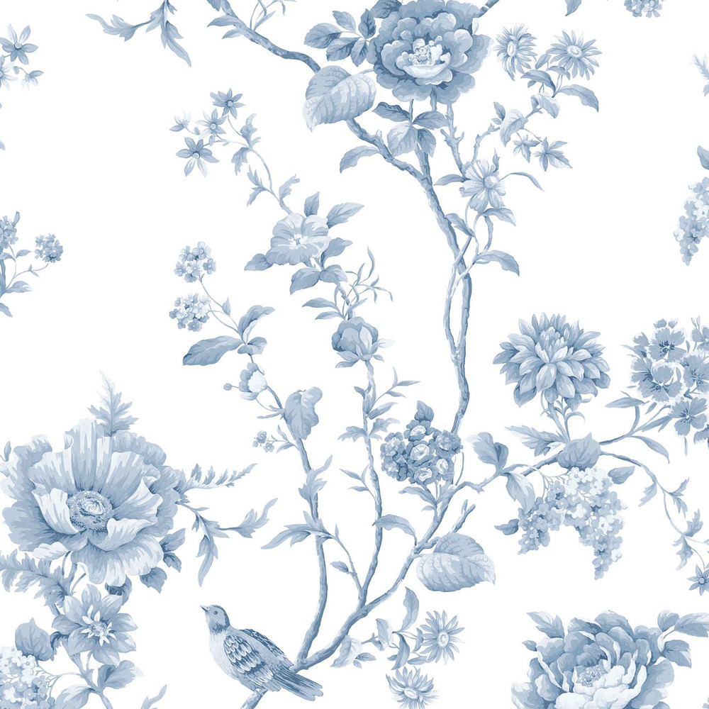 Martha Stewart Floral Vine Porcelain Blue Wallpaper - 146810_TILE_FLORAL VINE PORCELAIN BLUE_01.jpg