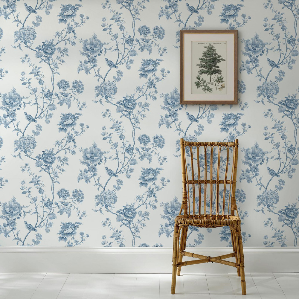 Martha Stewart Floral Vine Porcelain Blue Wallpaper - 146810_ROOMSET_FLORAL VINE PORCELAIN BLUE_02.jpg