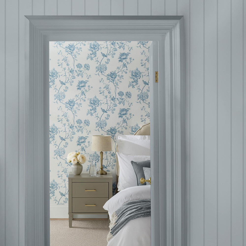 Martha Stewart Floral Vine Porcelain Blue Wallpaper - 146810_ROOMSET_FLORAL VINE PORCELAIN BLUE_03.jpg
