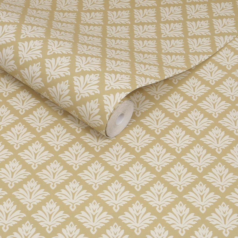 Martha Stewart Artisan Floral Antique Gold Wallpaper - 146812_ROLLSHOT_ARTISAN FLORAL ANTIQUE GOLD_01.jpg