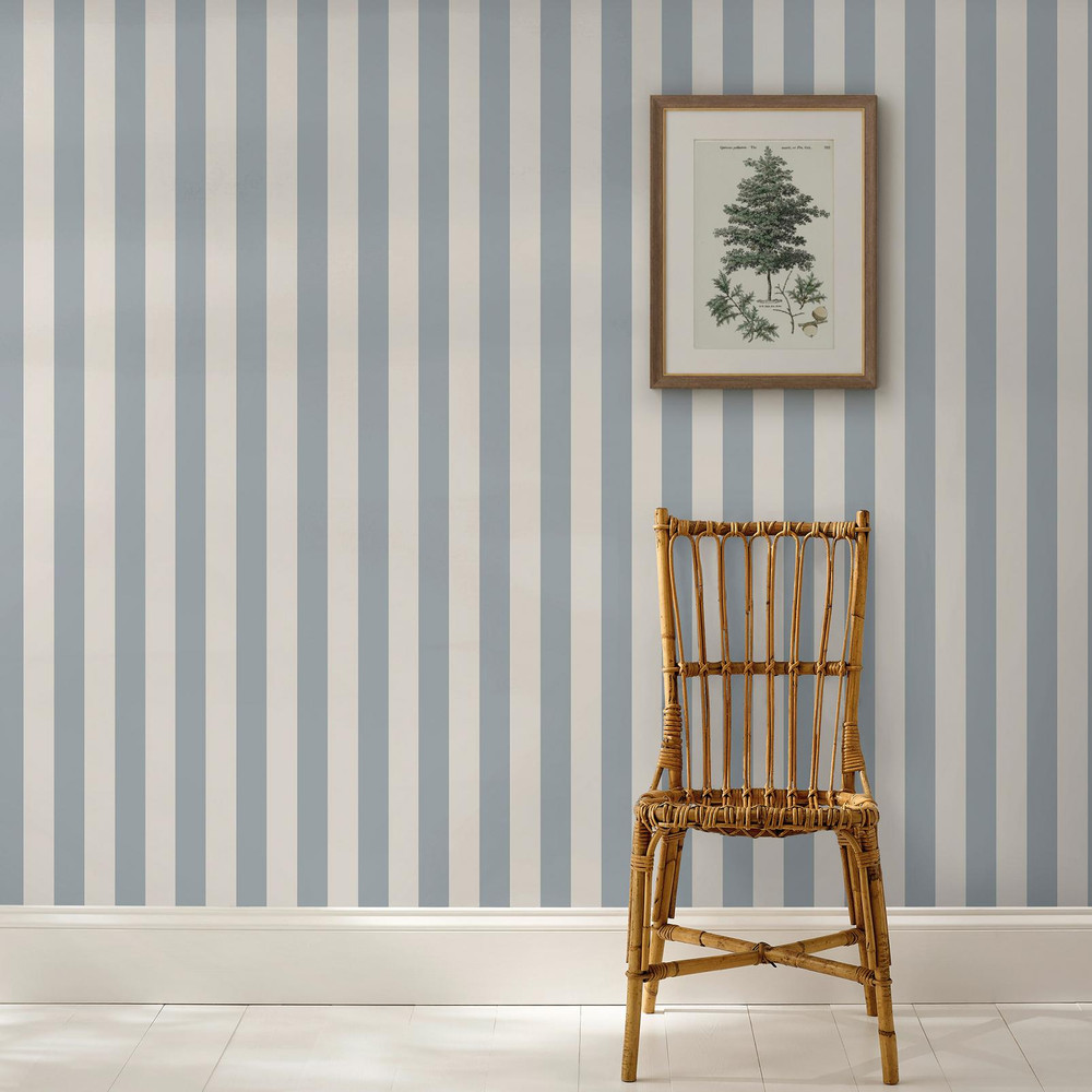 Martha Stewart Classic Stripe Mineral Blue Wallpaper - 146824_ROOMSET_CLASSIC STRIPE MINERAL BLUE_01.jpg