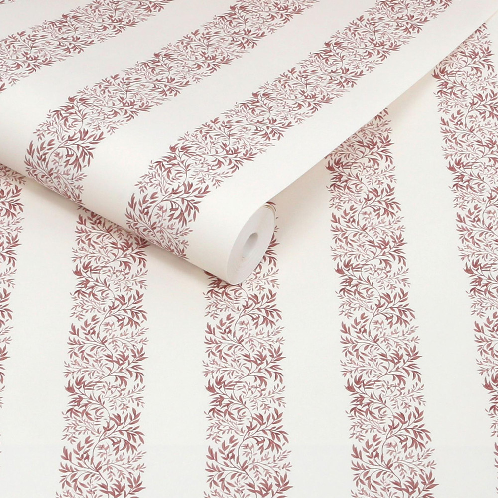 Martha Stewart Heritage Garden Stripe Russet Wallpaper - 146821_ROLLSHOT_HERITAGE GARDEN STRIPE RUSSET_01.jpg