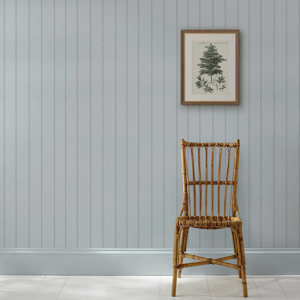 Martha Stewart Wood Panel Mineral Blue Wallpaper - 146787_ROOMSET_WOOD PANEL MINERAL BLUE_02.jpg