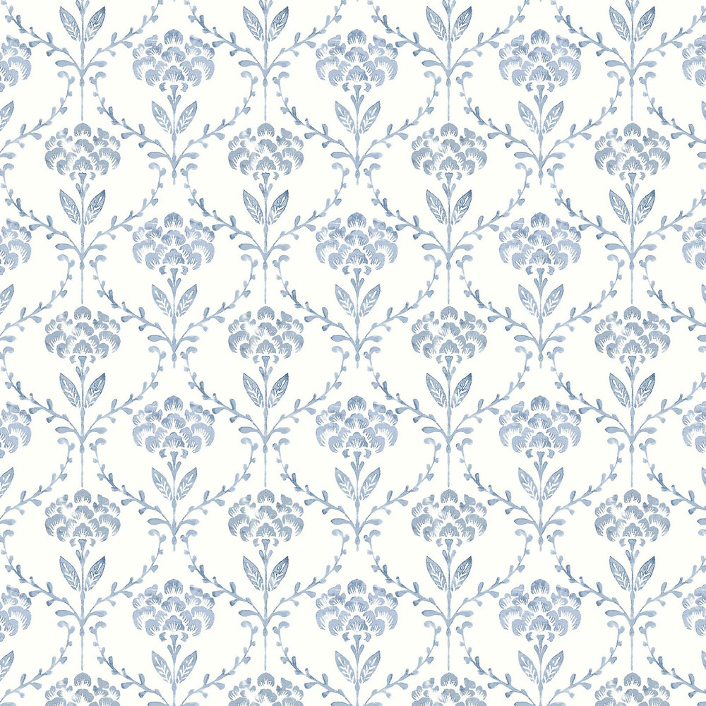 Martha Stewart Chateau Fleur Porcelain Blue Wallpaper - 146796_TILE_CHATEAU FLEUR PORCELAIN BLUE_01.jpg