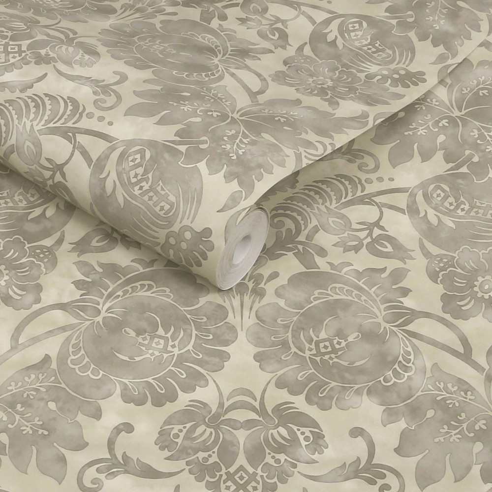 Martha Stewart Florentine Taupe Wallpaper - 146801_ROLLSHOT_FLORENTINE TAUPE_01.jpg