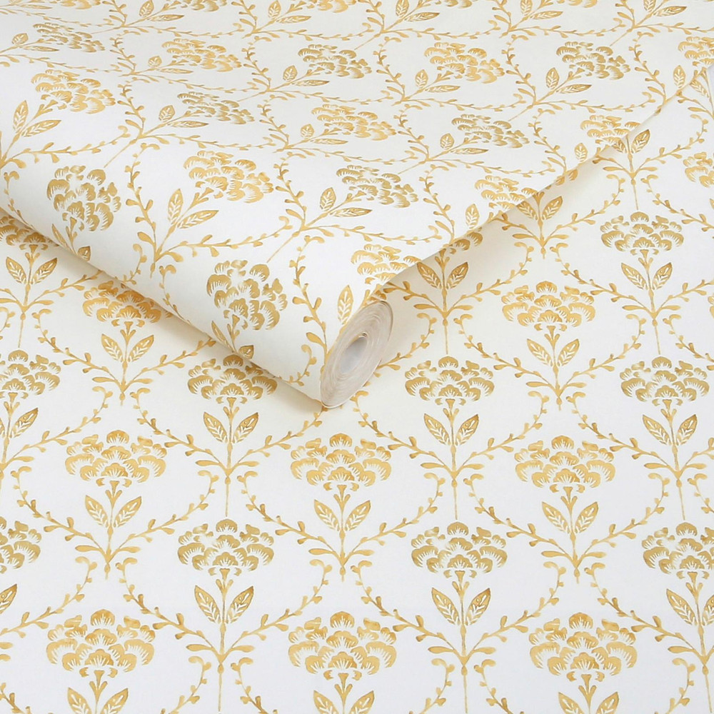 Martha Stewart Chateau Fleur Ochre Wallpaper - 146795_ROLLSHOT_CHATEAU FLEUR OCHRE_01.jpg