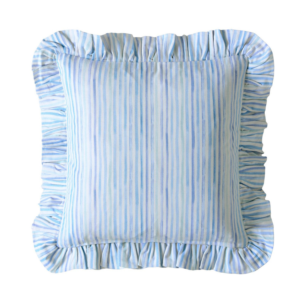 Bluebellgray Sunday Stripe Blue Cushion - BGSUNSTR0141_BACK_SUNDAY_STRIPE_BLUE_CUSHION_01.jpg