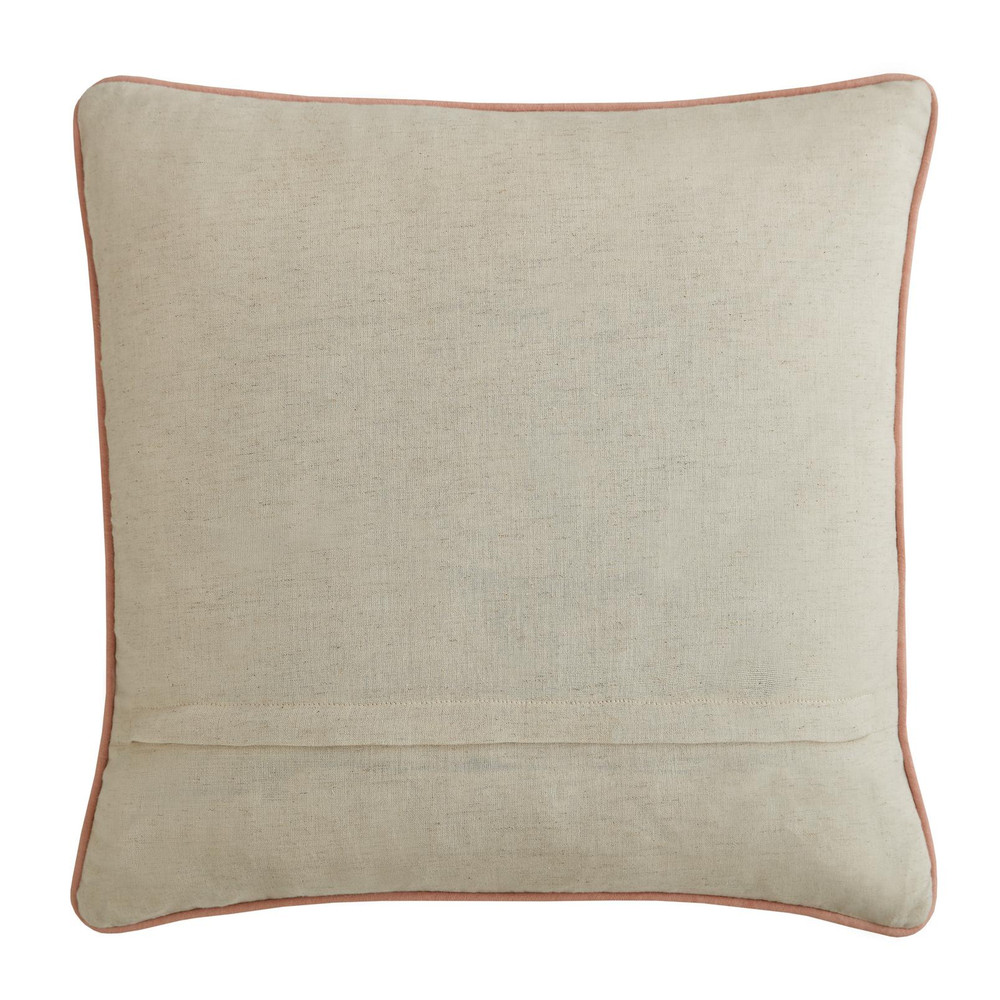 William Morris Michaelmas Daisy Brick Pink Gold Cushion - WMMICH0141_BACK_MICHAELMAS_DAISY_BRICK_PINK_GOLD_CUSHION_01.jpg