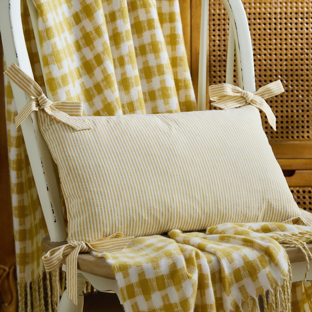 Laura Ashley Flaxley Stripe Yellow Cushion - LAFLAX0242_ROOMSET_FLAXLEY_STRIPE_YELLOW_CUSHION_01.jpg