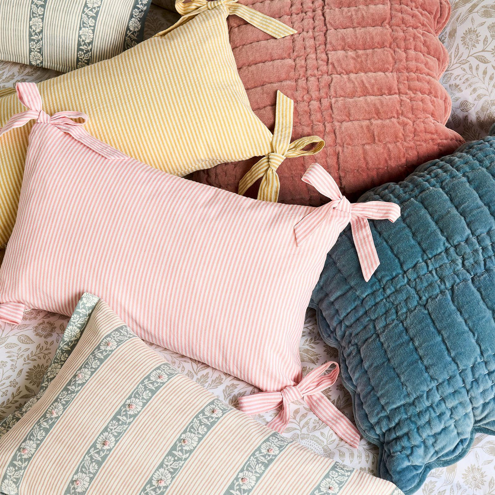 Laura Ashley Flaxley Stripe Yellow Cushion - LAFLAX0242_CAMEO_FLAXLEY_STRIPE_YELLOW_CUSHION_03.jpg