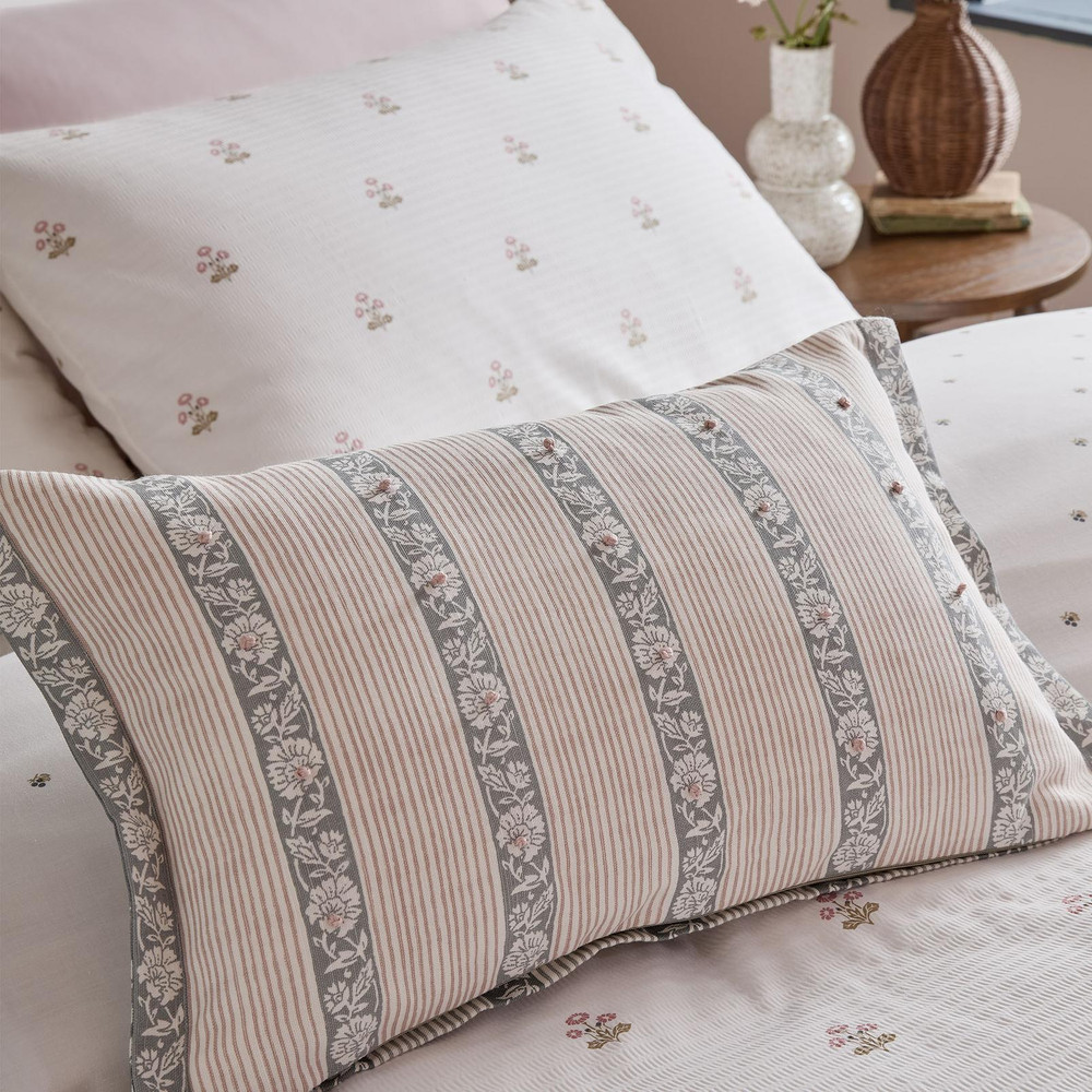 Laura Ashley Semington Chambray Blue Cushion - LASEMING0242_ROOMSET_SEMINGTON_CHAMBRAY_BLUE_CUSHION_01.jpg