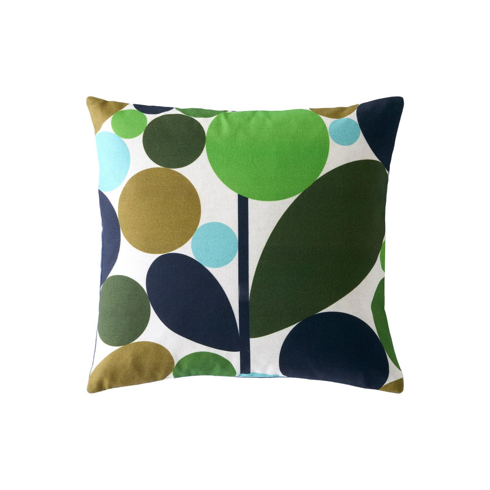 Orla Kiely Bubble Flower Evergreen Cushion - OKBUBB0141_MAINTILE_BUBBLE_FLOWER_EVERGREEN_CUSHION_01.jpg