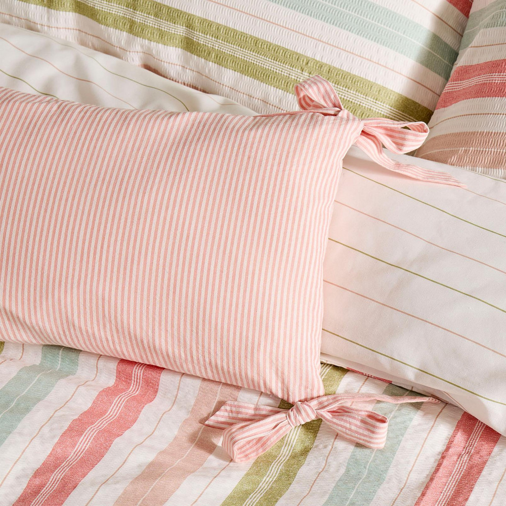 Laura Ashley Flaxley Stripe Pink Cushion - LAFLAX0142_CAMEO_FLAXLEY_STRIPE_PINK_CUSHION_02.jpg