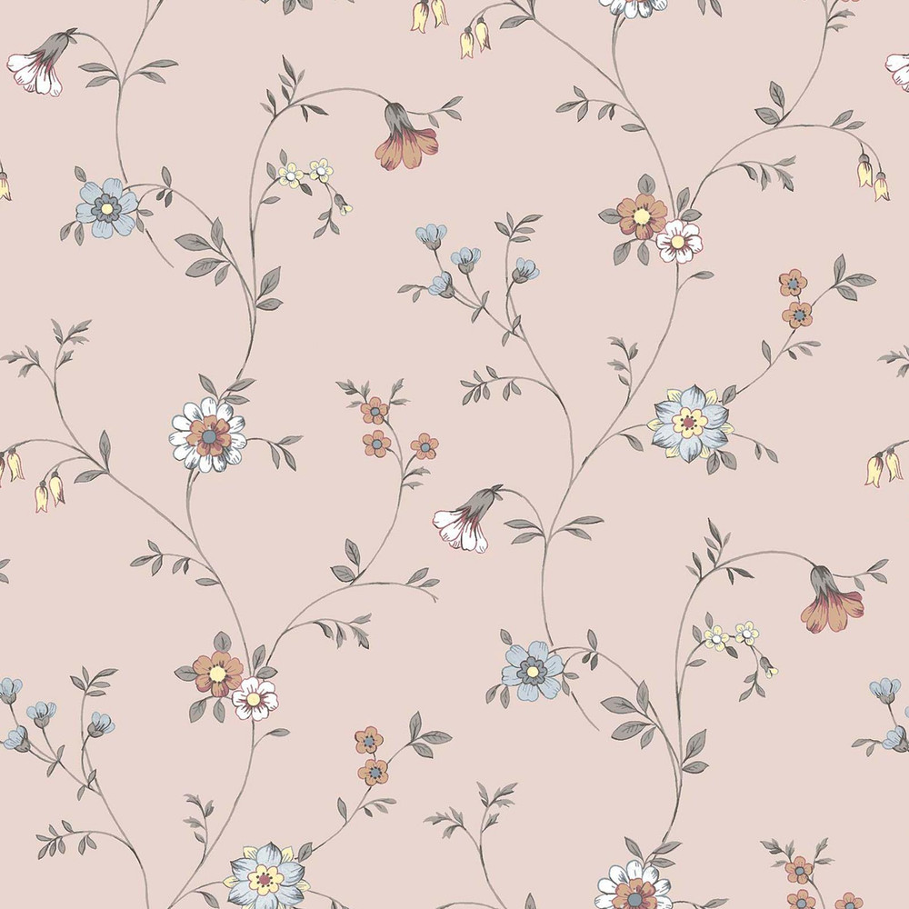 Laura Ashley Leonie Trail Linen Wallpaper - 146960_TILE_LEONIE TRAIL LINEN_01.jpg