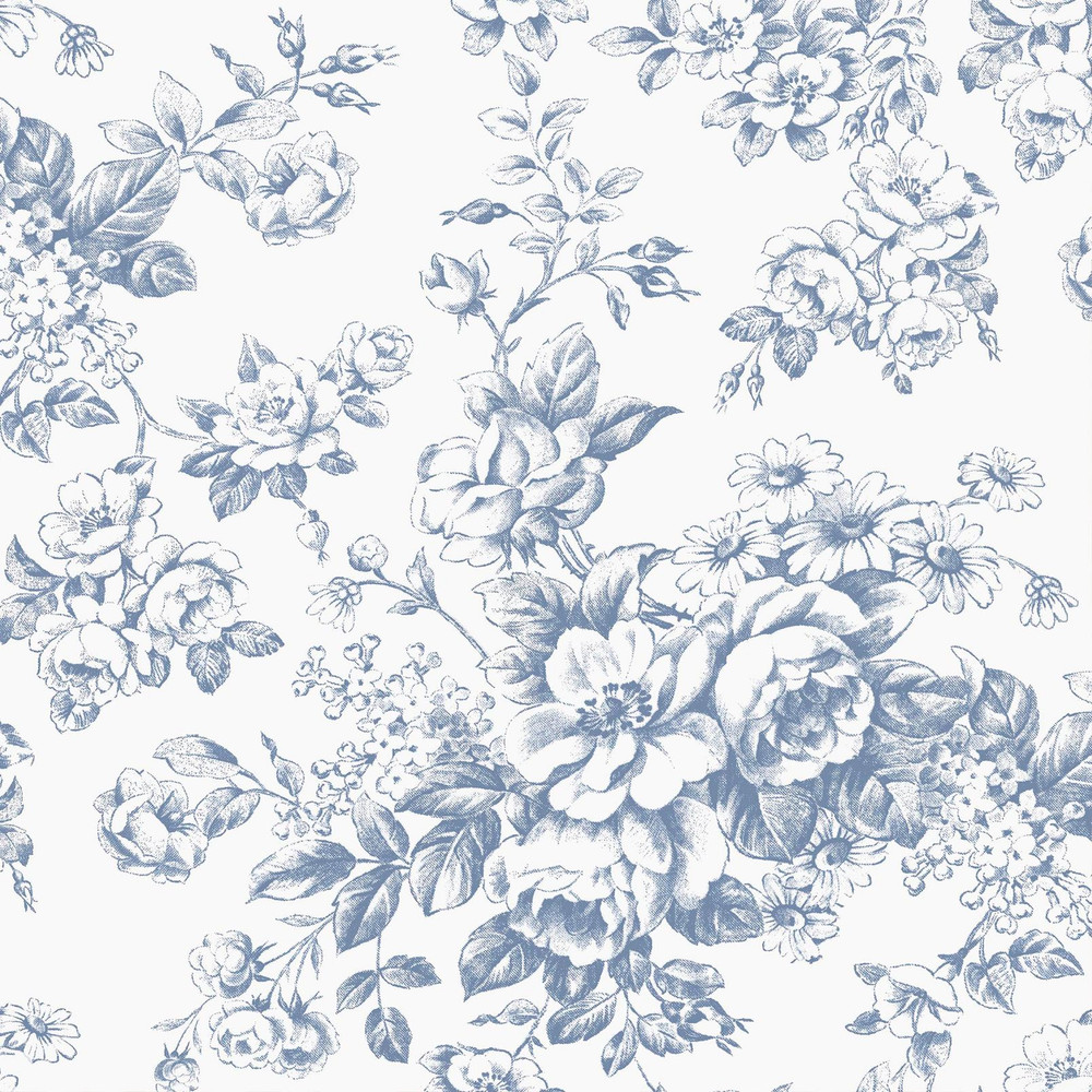 Laura Ashley Toile Delight Cornflower Blue Wallpaper - 146952_TILE_TOILE DELIGHT CORNFLOWER BLUE_01.jpg