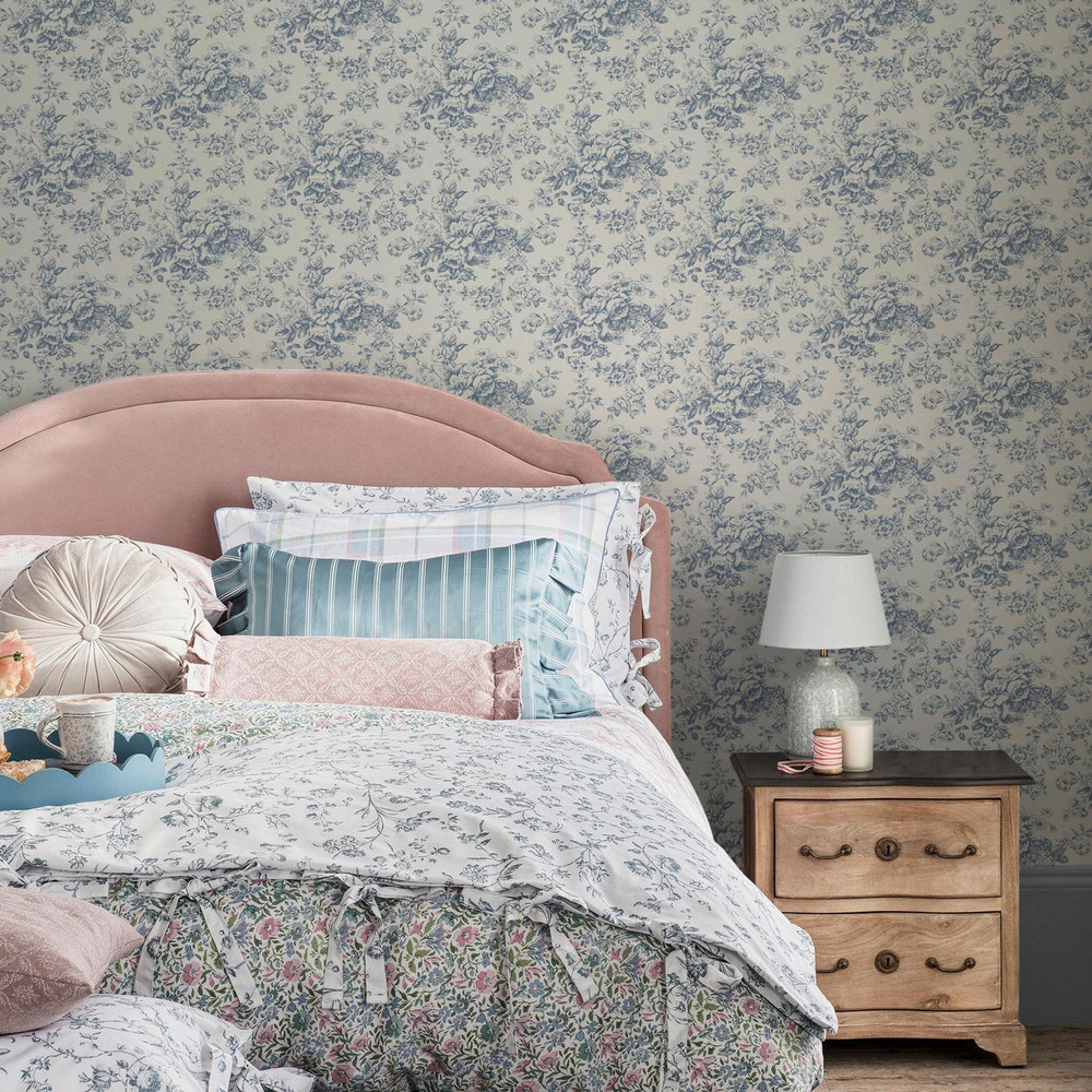 Laura Ashley Toile Delight Cornflower Blue Wallpaper - 146952_ROOMSET_TOILE DELIGHT CORNFLOWER BLUE_02.jpg