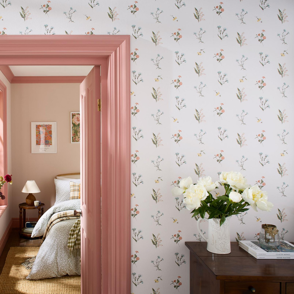 Laura Ashley Cornflower Multi Wallpaper - 146953_ROOMSET_CORNFLOWER MULTI_01.jpg