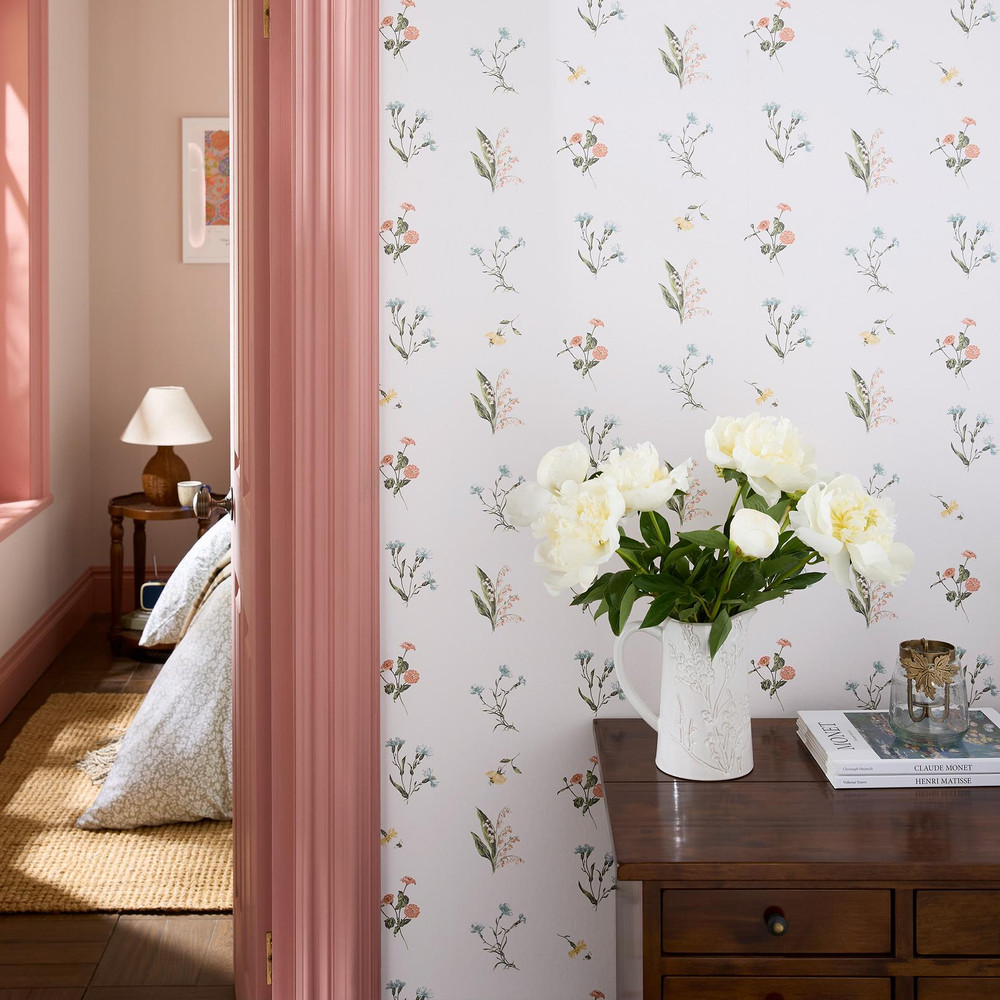 Laura Ashley Cornflower Multi Wallpaper - 146953_ROOMSET_CORNFLOWER MULTI_02.jpg
