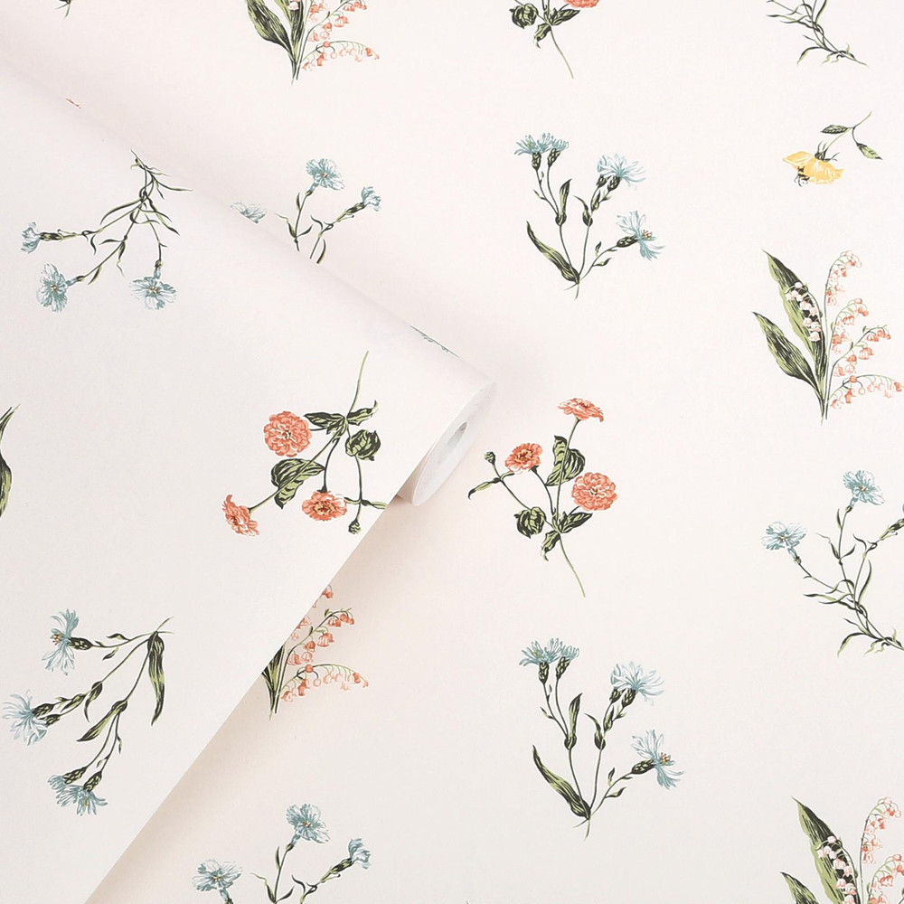 Laura Ashley Cornflower Multi Wallpaper - 146953_ROLLSHOT_CORNFLOWER MULTI_01.jpg