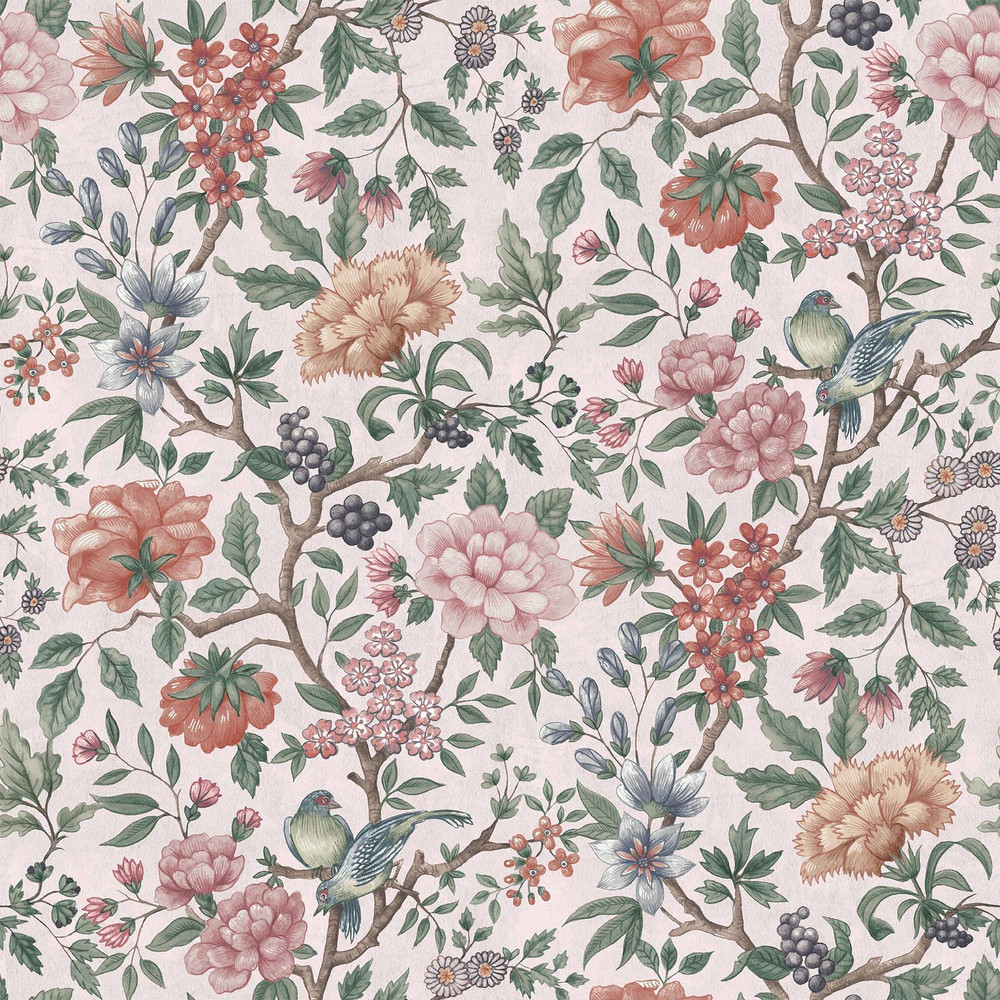 Laura Ashley Ellenbrook Multi Wallpaper - 146954_TILE_ELLENBROOK MULTI_01.jpg