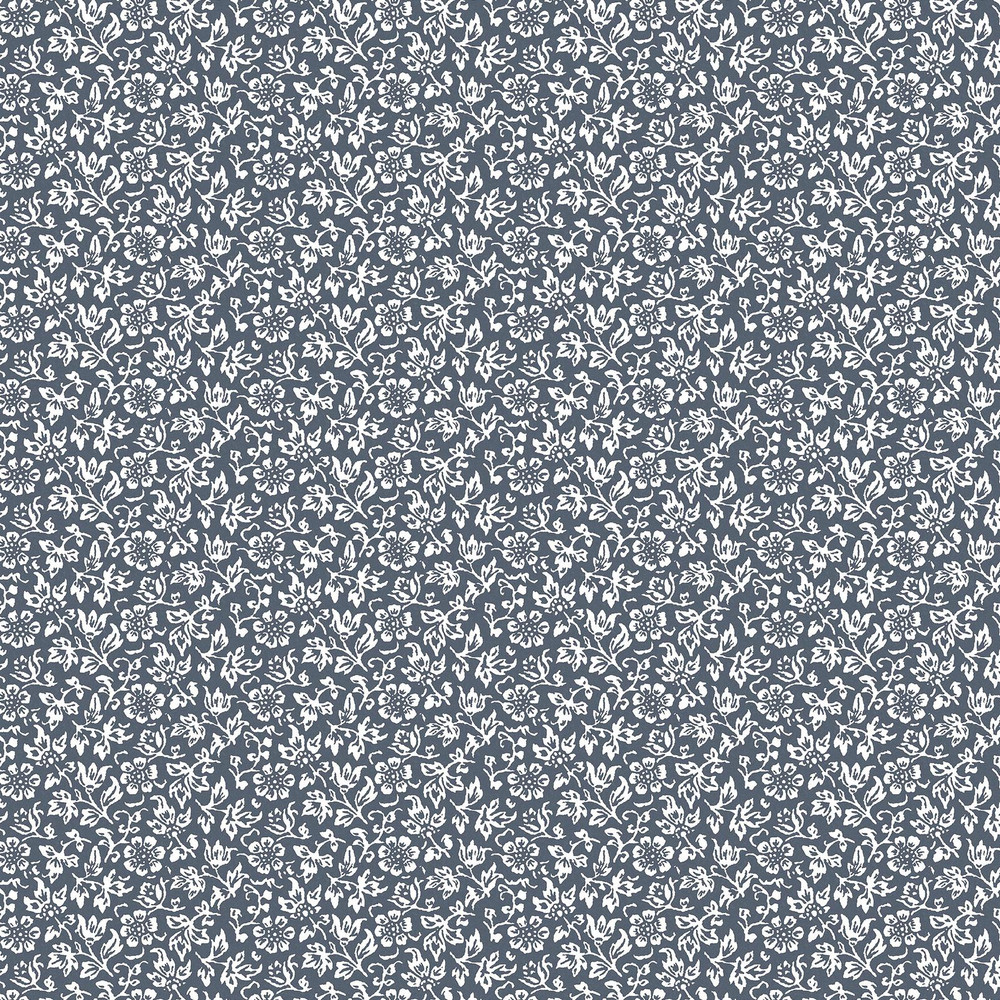 Laura Ashley Sweet Alyssum Denim Blue Wallpaper - 146958_TILE_SWEET ALYSSUM DENIM BLUE_01.jpg