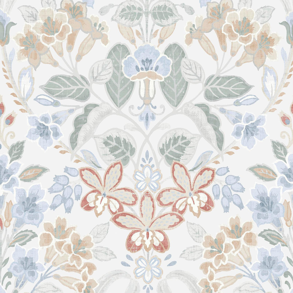 Laura Ashley Cassia Multi Wallpaper - 146961_TILE_CASSIA MULTI_01.jpg
